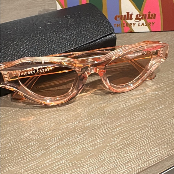 Cult Gaia x Thierry Lasry Transparent Pink Sunglasses - Picture 5 of 5